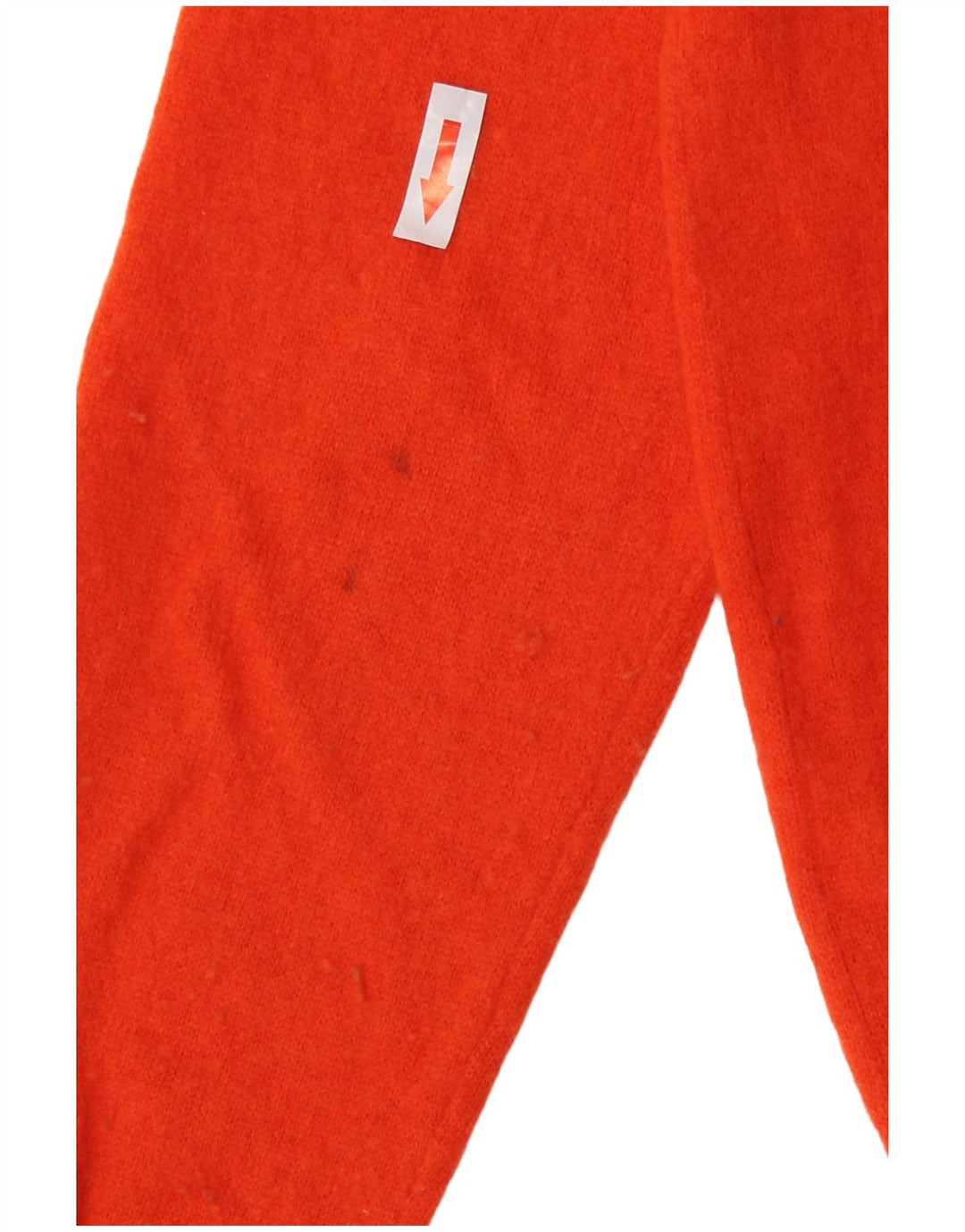 Maglione maglione girocollo da uomo Zara piccolo in lana arancione