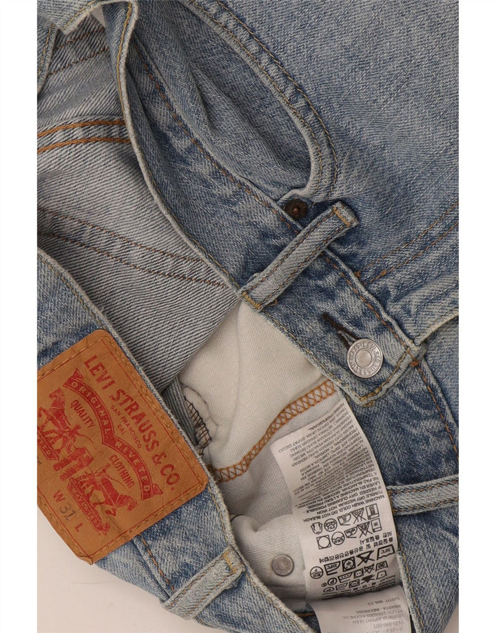 Levi's Uomo 505 Pantaloncini di jeans invecchiati W31 Cotone blu medio
