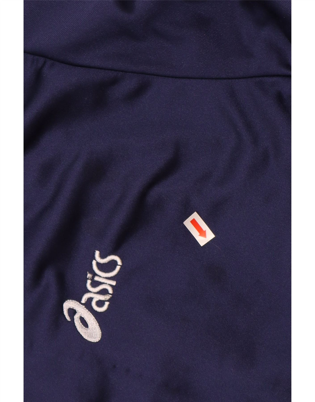 Giacca da tuta grafica ASICS da uomo XL in poliammide color block blu navy