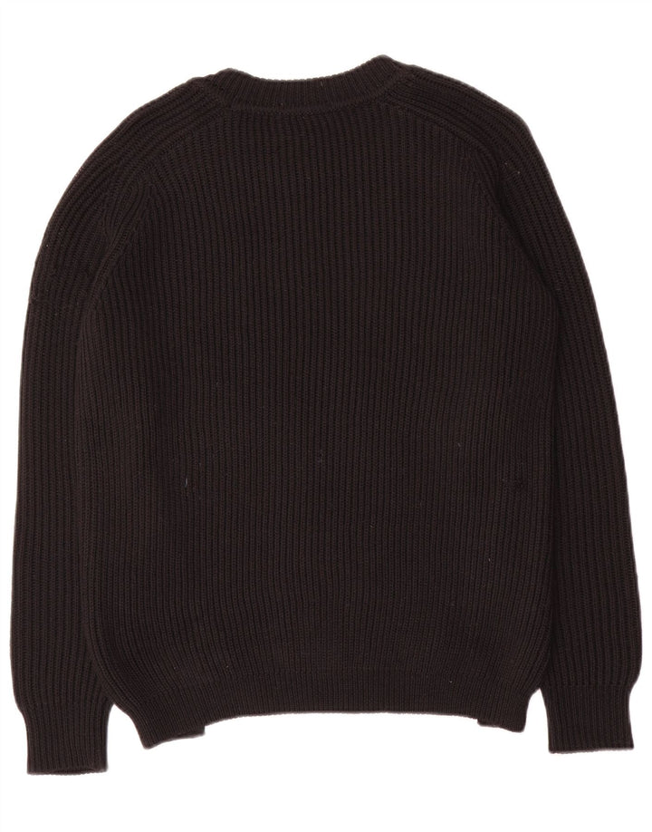 Max & Co. Maglione maglione con scollo a barca da donna UK 14 medio nero