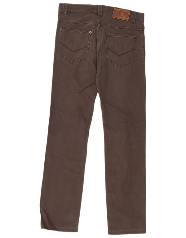 Pantaloni casual slim da ragazzo Timberland 13-14 anni W28 L28 cotone marrone