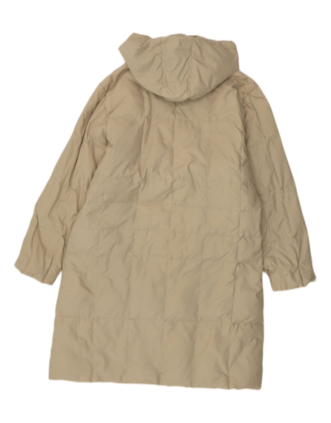 SERGIO TACCHINI Cappotto imbottito oversize con cappuccio da donna UK 48 XL Beige