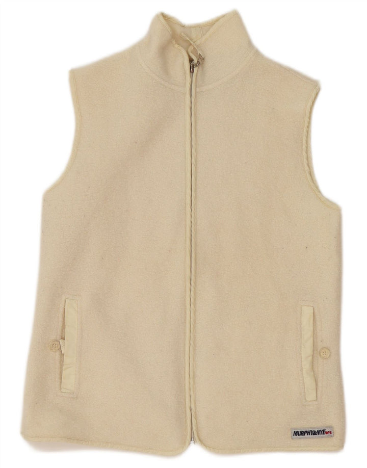 Gilet da donna Murphy & Nye UK 12 medio bianco sporco