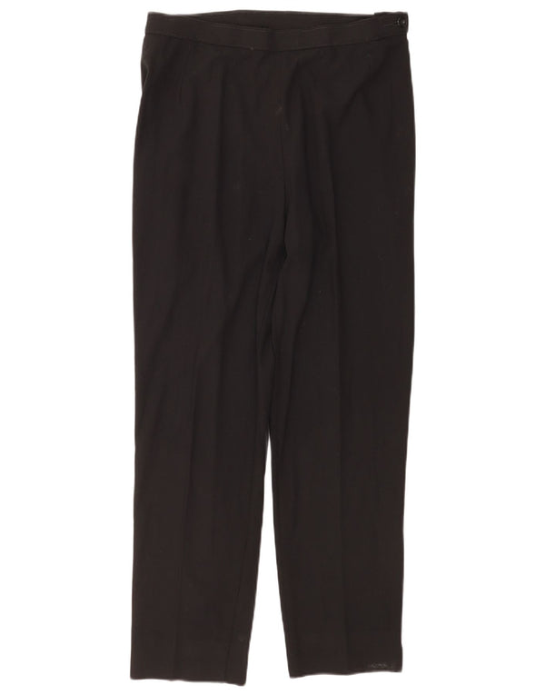 Pantaloni casual dritti da donna Marks & Spencer UK 14 Large W32 L29 neri