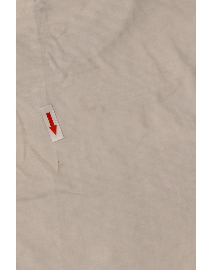 T-shirt da uomo Adidas Top in cotone bianco medio