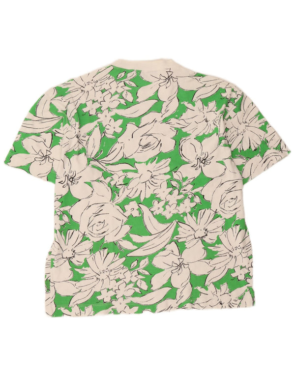 Best Company Mens By Olmes Carretti Graphic T-Shirt Top XL Green Floral