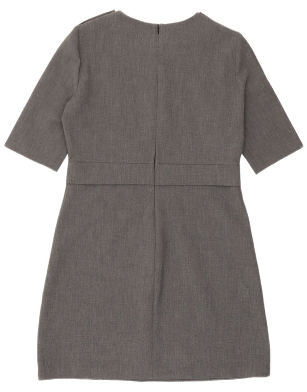Abito a trapezio da donna Zara UK 12 Grigio medio