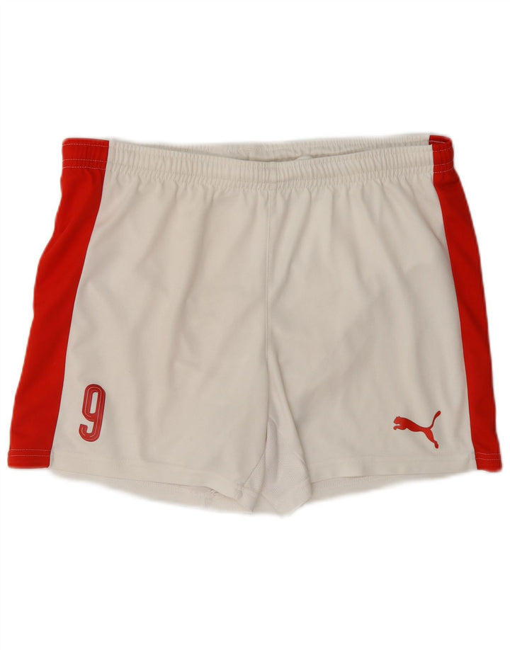 Pantaloncini sportivi Puma da ragazzo 15-16 anni Poliestere color block bianco