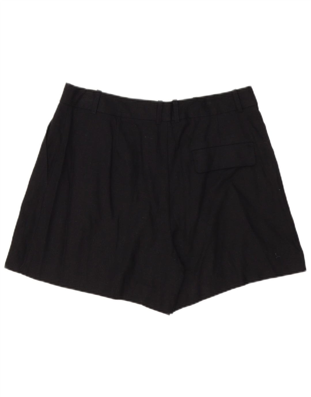 Pantaloncini chino da donna Zara grandi W32 lino nero