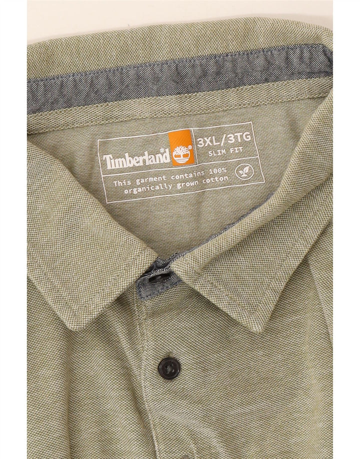 Polo da uomo slim fit TIMBERLAND 3XL cotone verde
