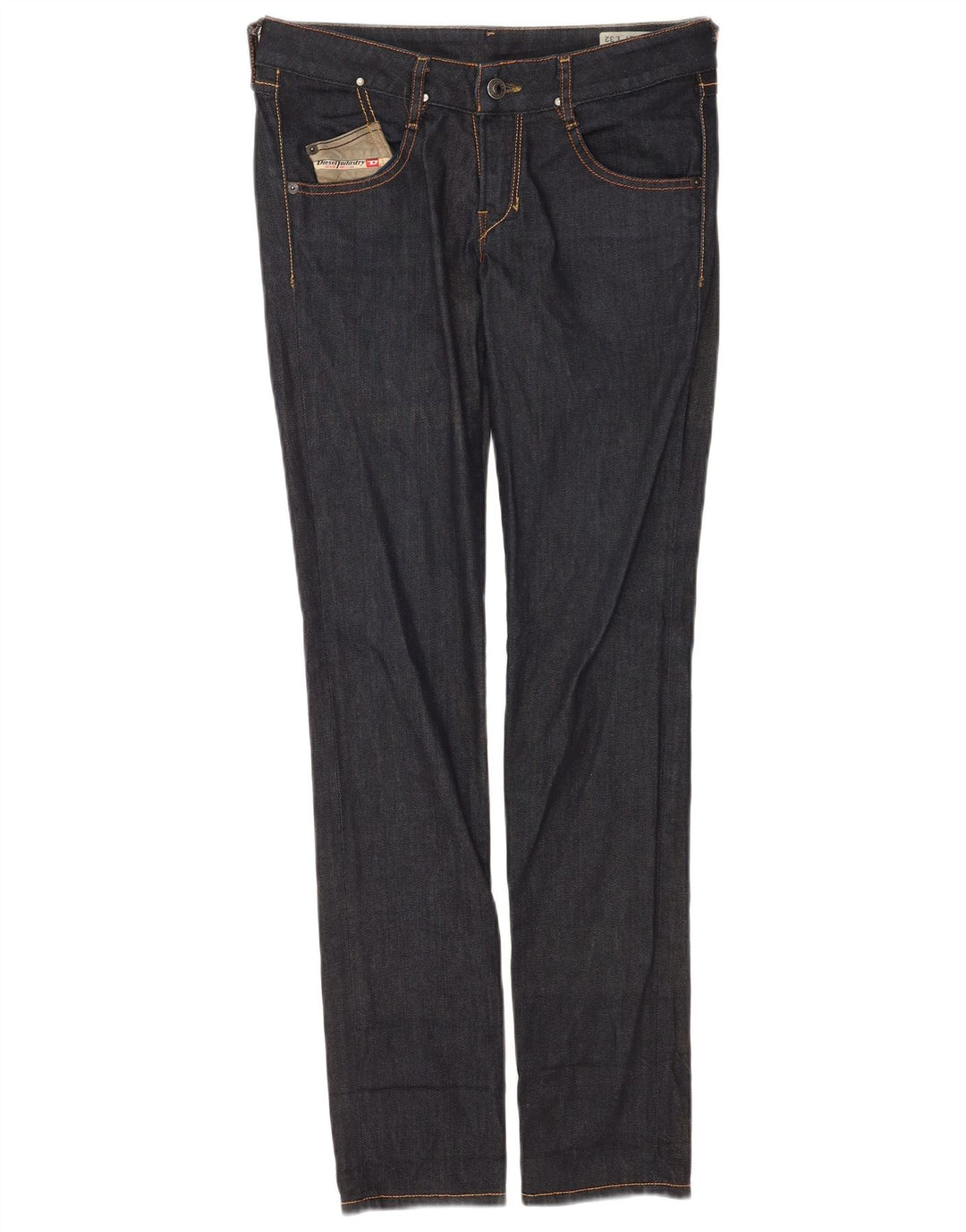 Jeans slim elasticizzati da donna Diesel W27 L32 in cotone blu navy