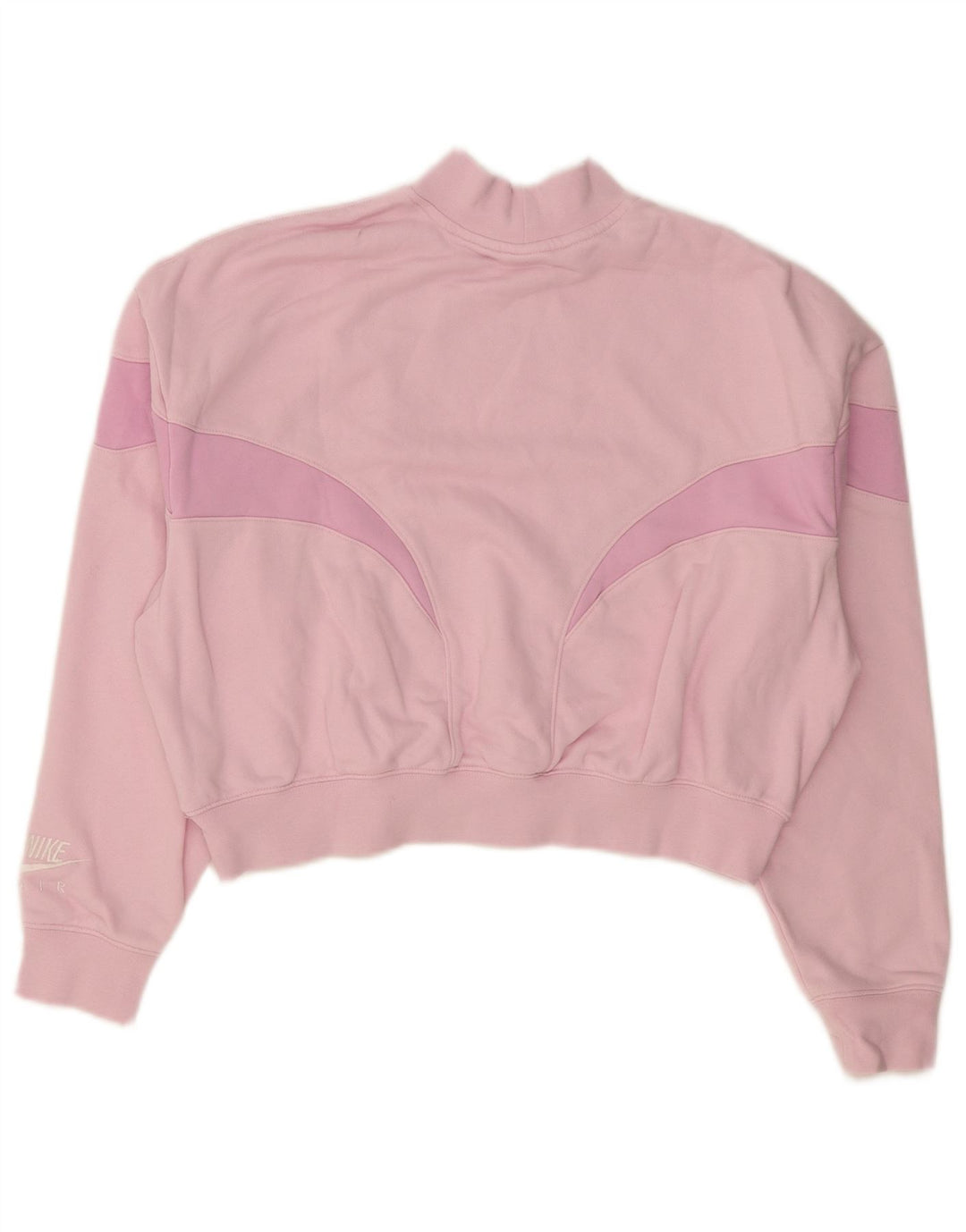 Felpa corta con grafica oversize da donna Nike UK 14 rosa medio