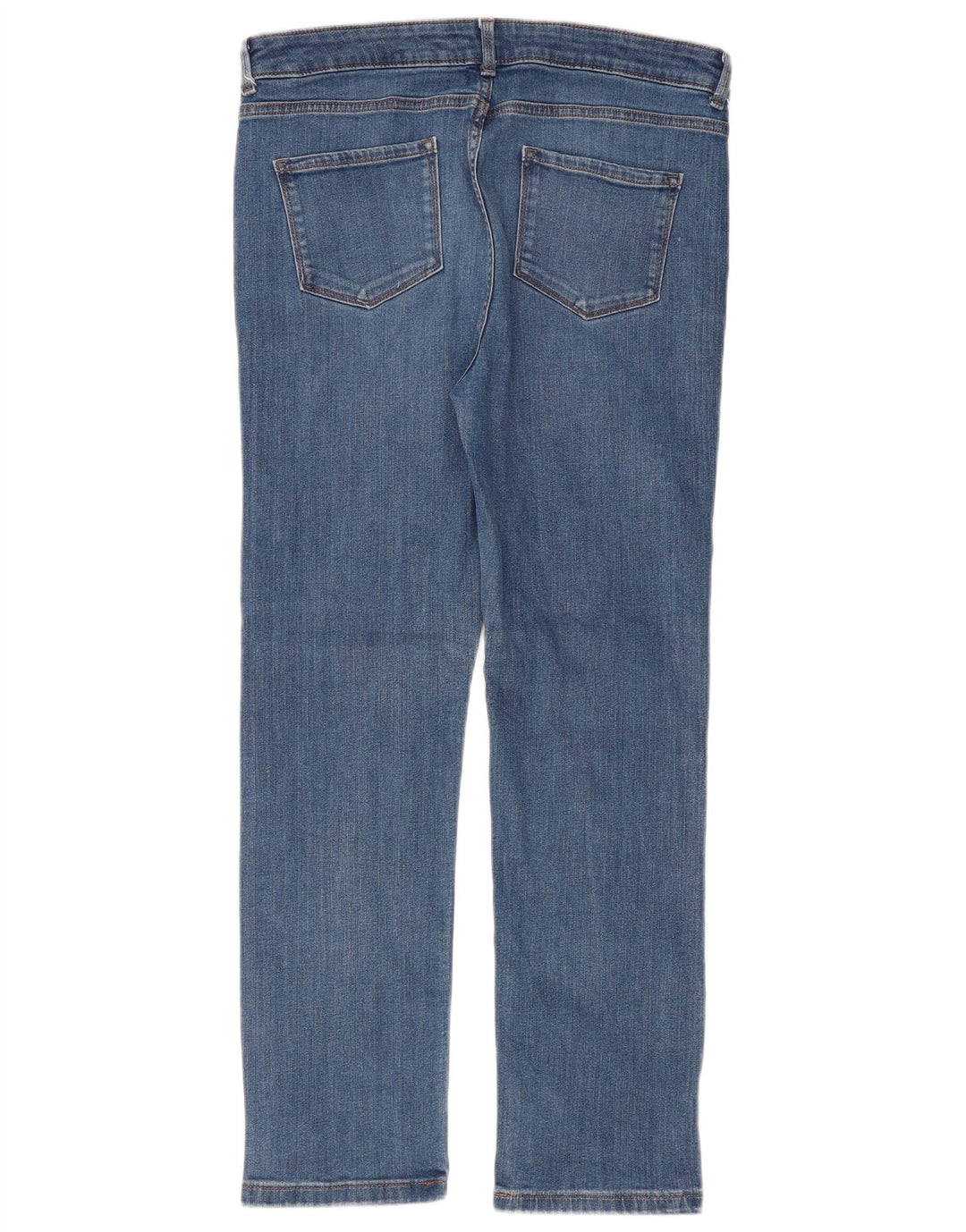Jeans slim regolari da donna Marks & Spencer UK 14 Large W36 L29 Cotone blu