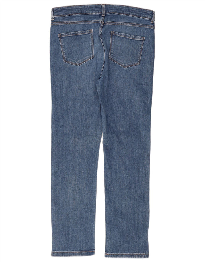 Jeans slim regolari da donna Marks & Spencer UK 14 Large W36 L29 Cotone blu