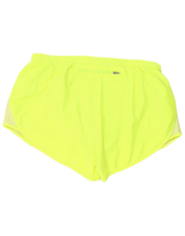 Pantaloncini sportivi Nike Dri Fit da donna UK 16 Large Verde Poliestere