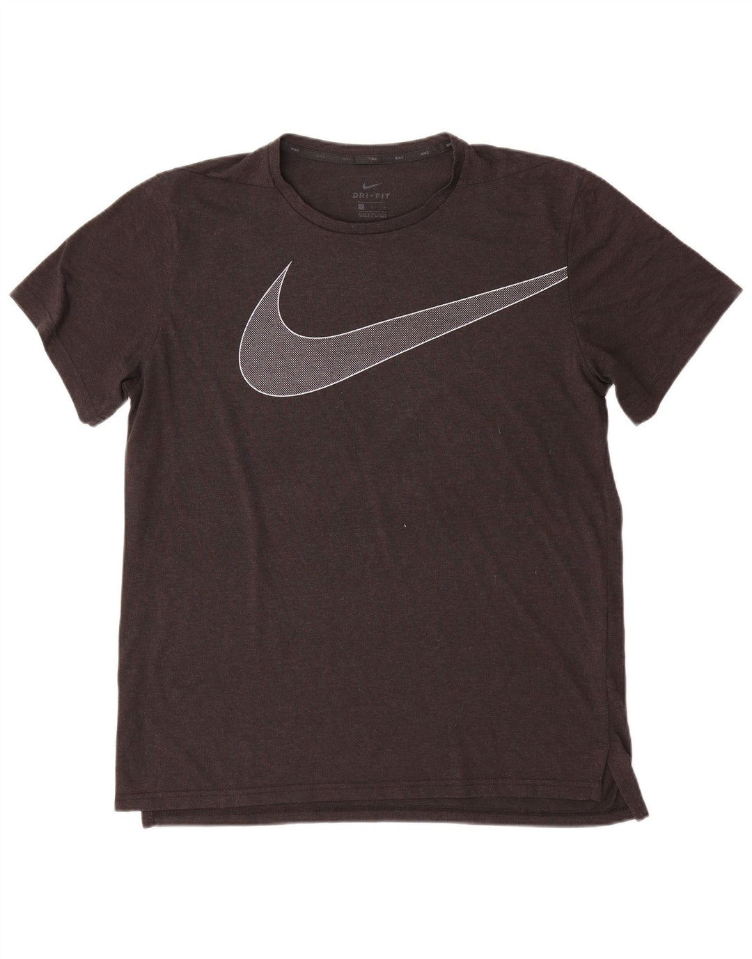 T-shirt grafica Nike Dri Fit da uomo, grande, in poliestere grigio