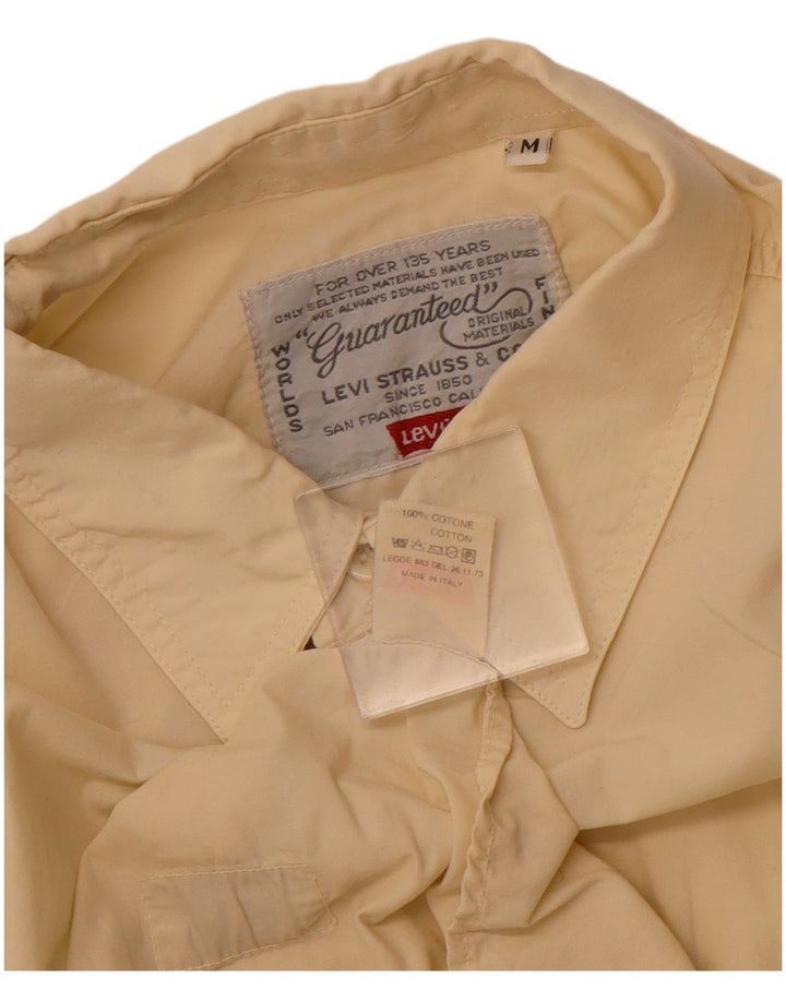 LEVI'S Camicia a maniche corte da uomo in cotone beige medio