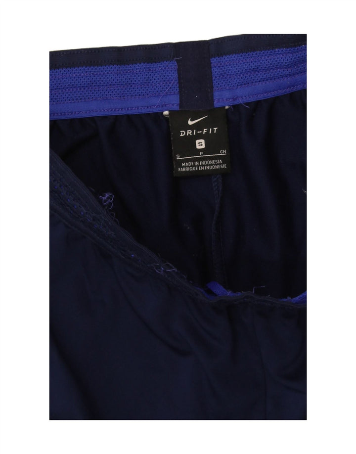 Pantaloni da tuta Nike Dri Fit da uomo piccoli color block blu navy
