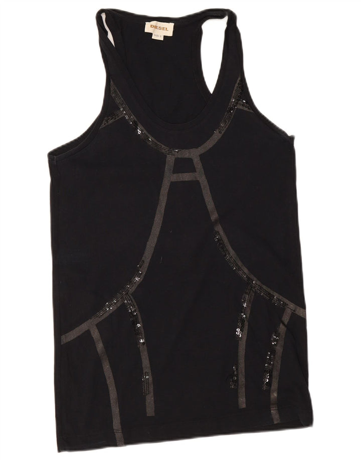 Canotta da donna Diesel UK 10 piccola nera