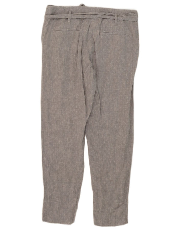 Pantaloni chino affusolati da donna Marks & Spencer UK 12 medi W34 L29 Grigio