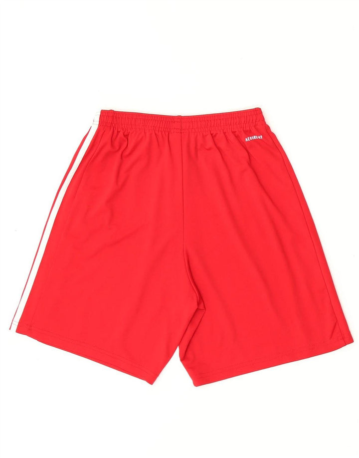 Pantaloncini sportivi Adidas Aeroready da uomo in poliestere rosso medio