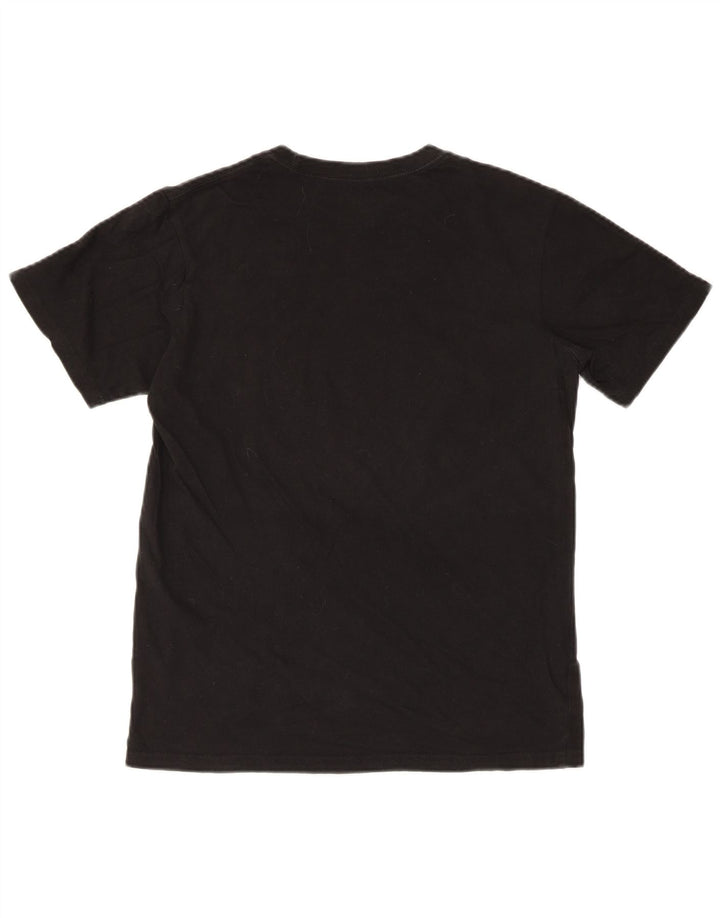 T-shirt grafica regolare da uomo Reebok Top Small in cotone nero
