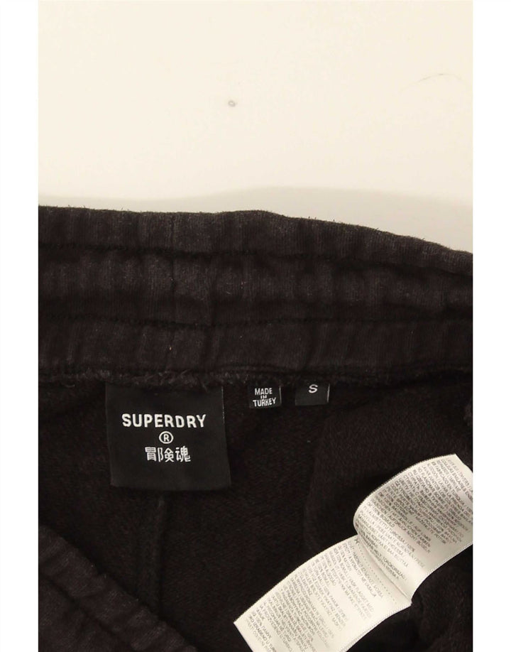 Pantaloni da tuta da uomo con grafica Superdry Joggers Small in cotone nero