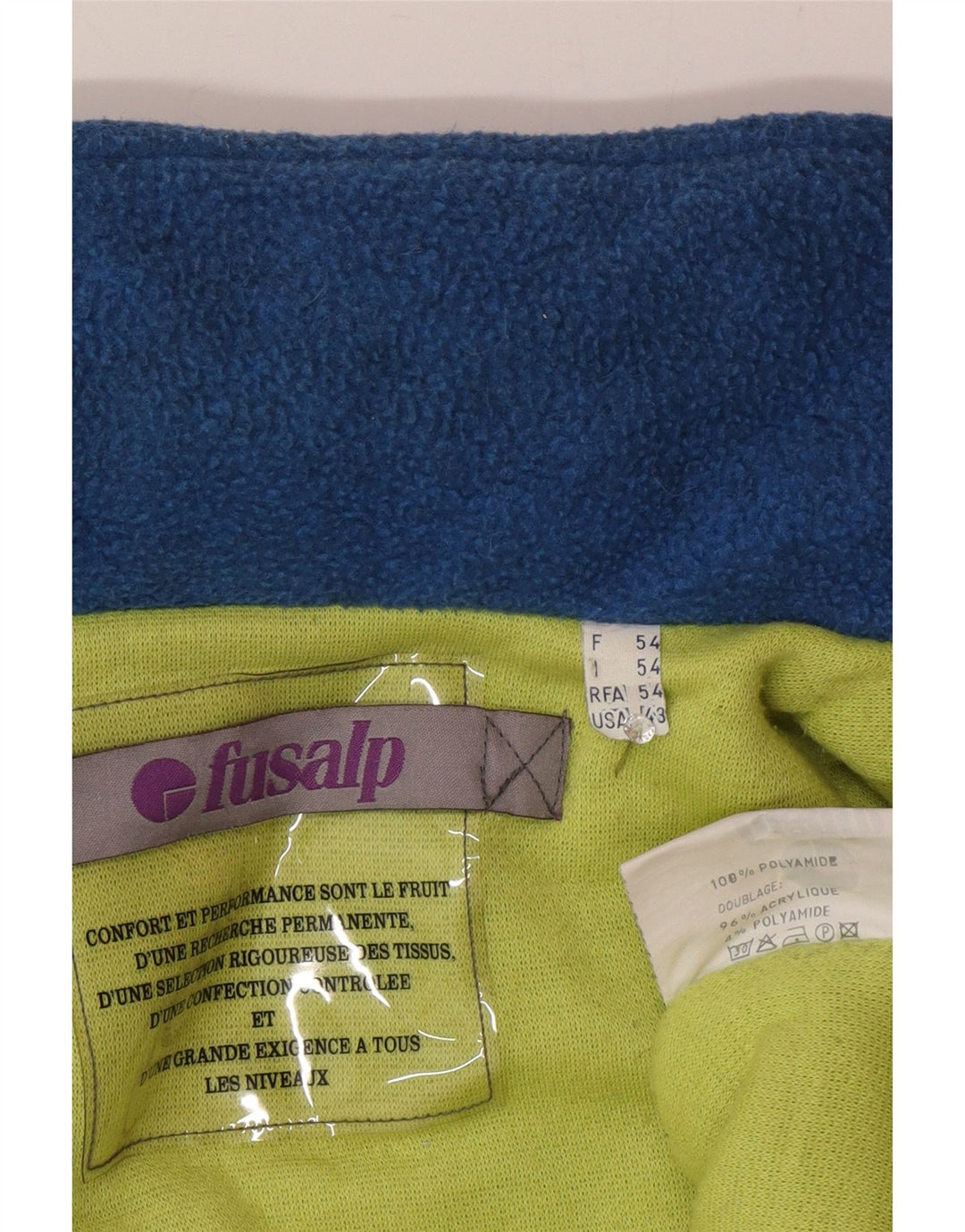 Giacca da sci da uomo Fusalp IT 54 2XL Blu Colourblock Poliammide