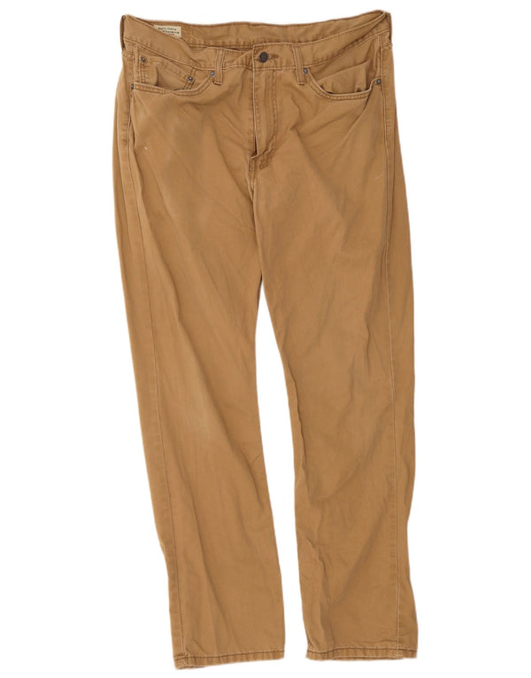 Pantaloni casual Levi's 511 slim fit da donna W36 L32 in cotone beige