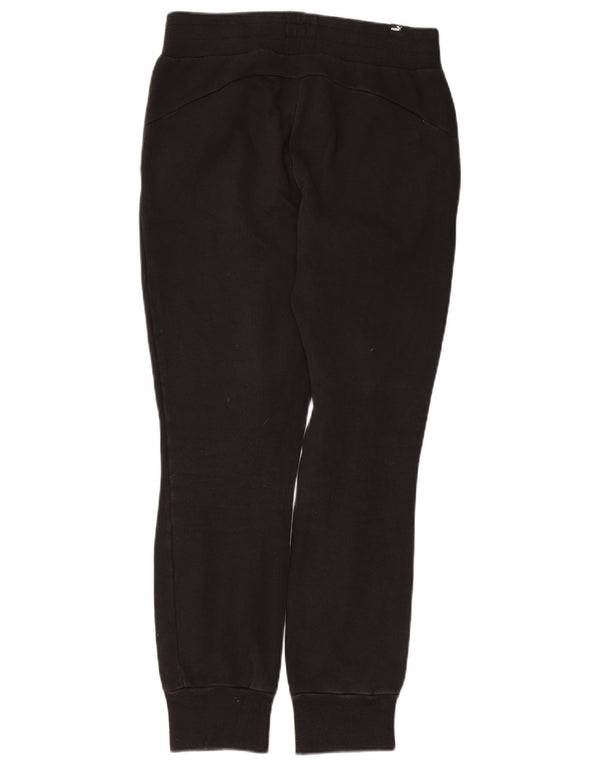 Pantaloni da tuta da donna Puma Joggers UK 10 Small Black Cotton