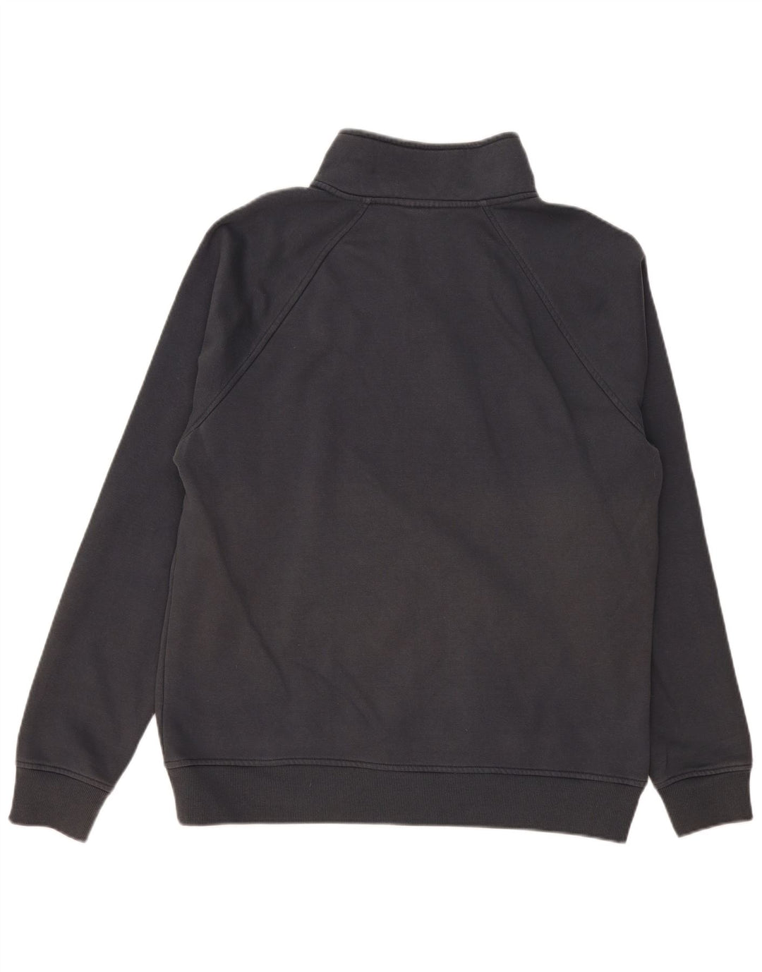 Felpa Champion da uomo con zip e collo, maglione XL, cotone grigio