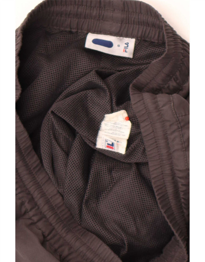 Fila Pantaloni da tuta con grafica da uomo Joggers Small Grigio Poliestere