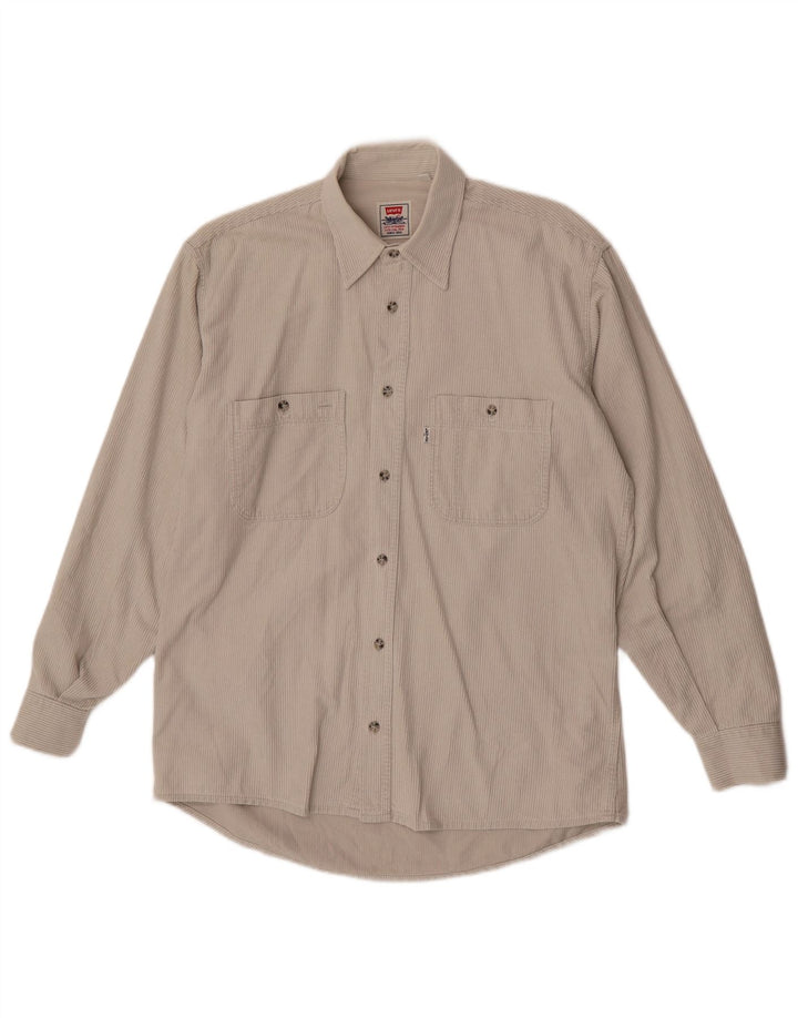 Camicia in velluto a coste da uomo Levi's medio bianco sporco
