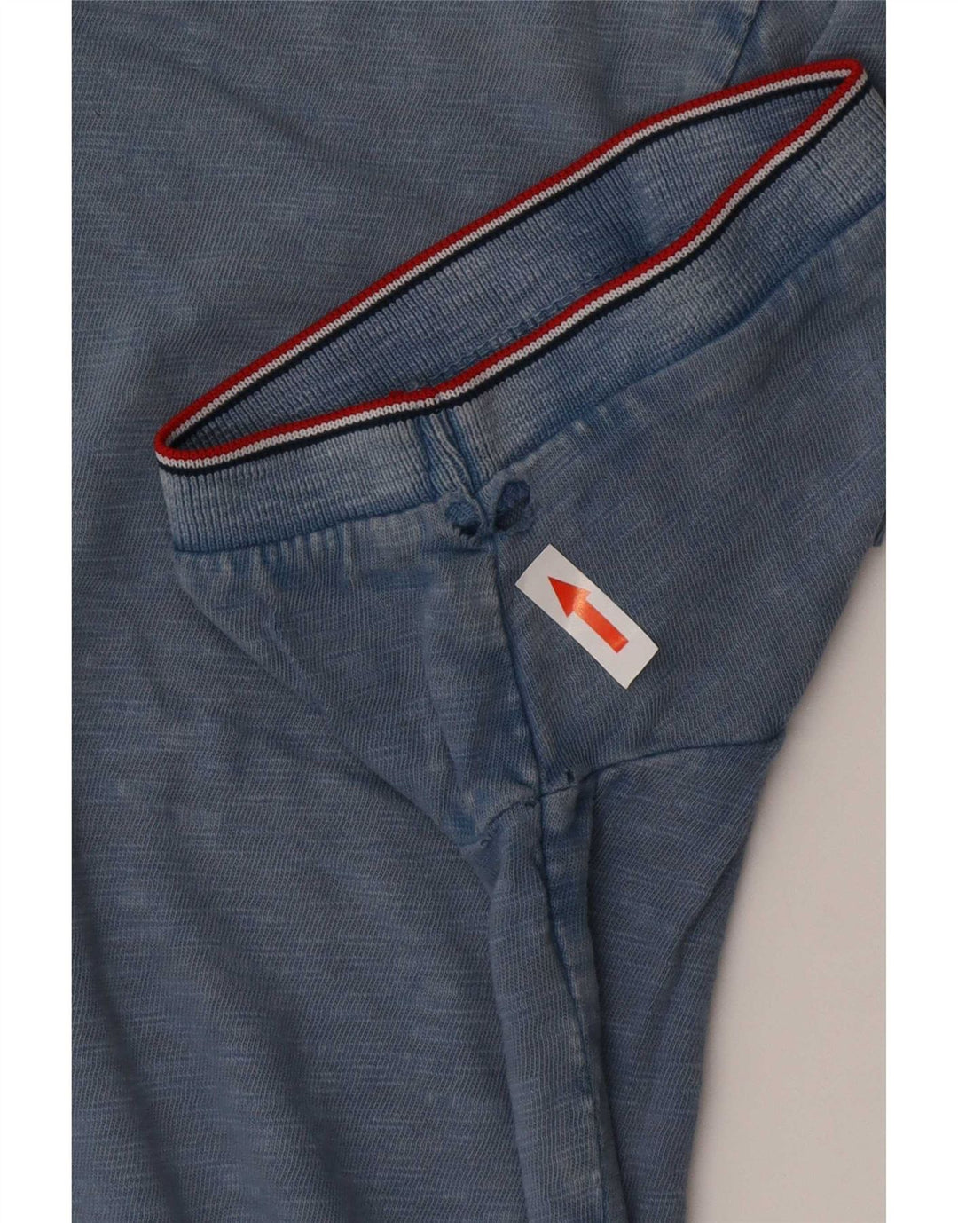 T-shirt da uomo Tommy Hilfiger Top grande in cotone blu
