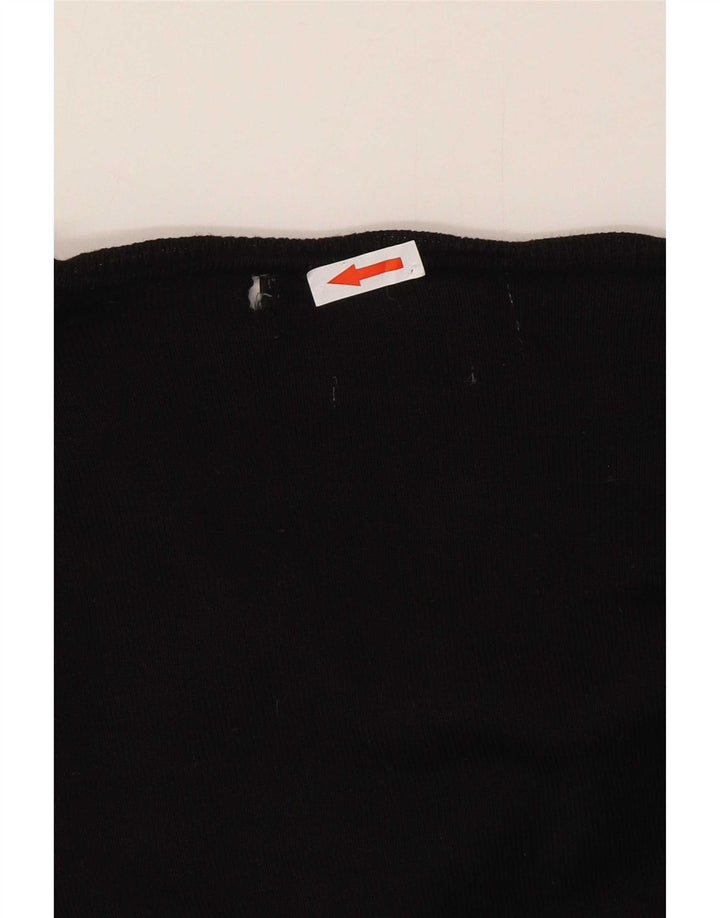 Maglione Zara da uomo con scollo a V nero medio
