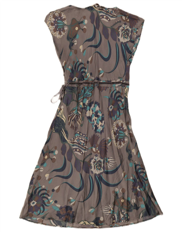 Abito avvolgente da donna Max & Co. UK 8 piccolo grigio floreale