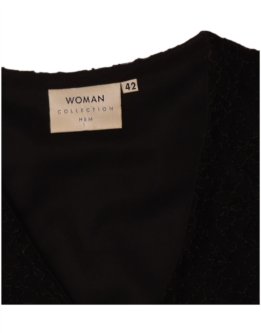Camicetta camicia da donna H&M IT 42 Nylon floreale nero medio