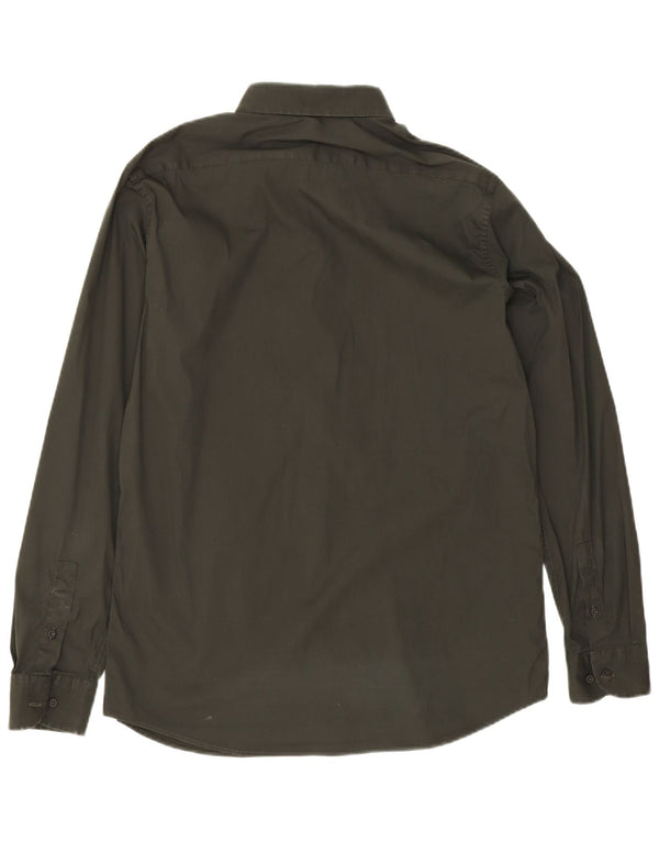 Camicia Uomo Massimo Dutti Large Verde Cotone