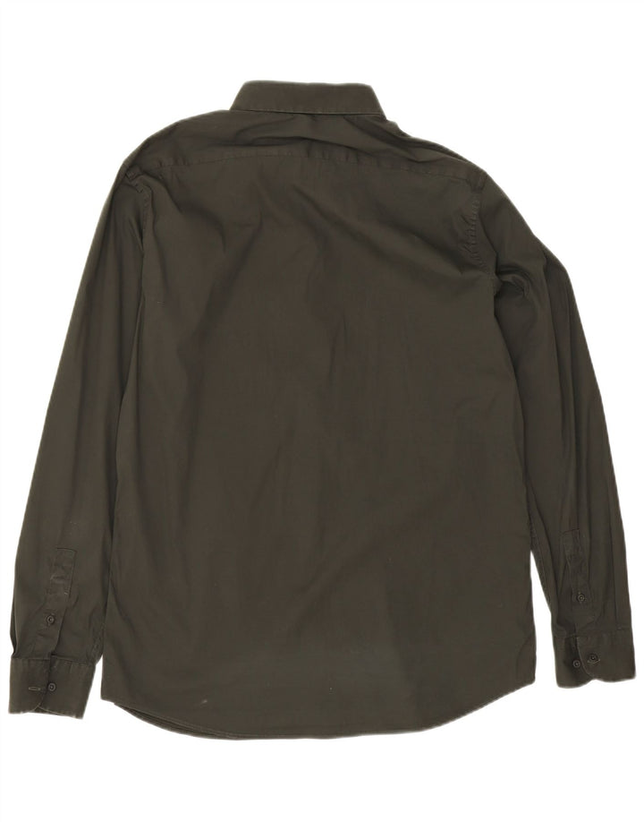 Camicia Uomo Massimo Dutti Large Verde Cotone