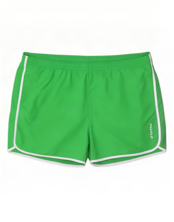 Pantaloncini da bagno da uomo Lotto XL verde color block