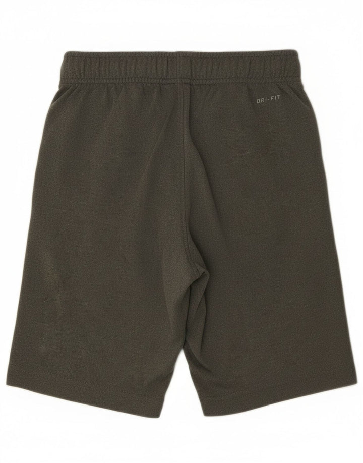 Pantaloncini sportivi Nike da ragazzo Dri Fit 6-7 anni XS poliestere grigio