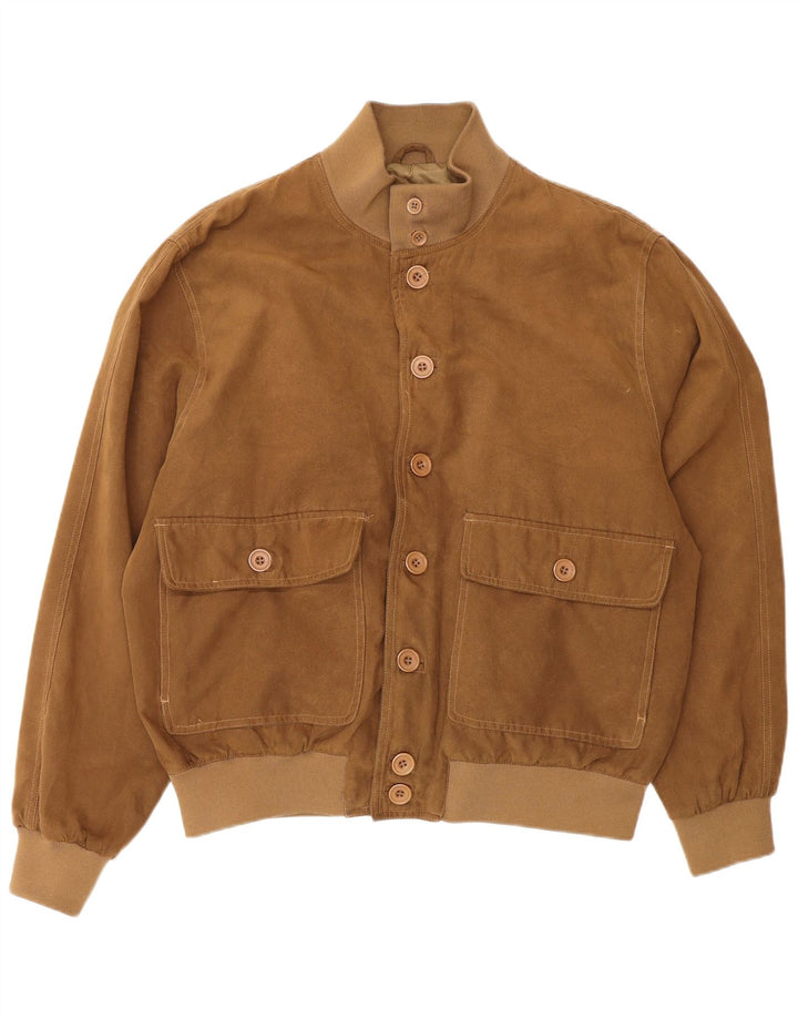 Giubbotto Bomber Uomo Brugi IT 52 XL Beige Poliestere