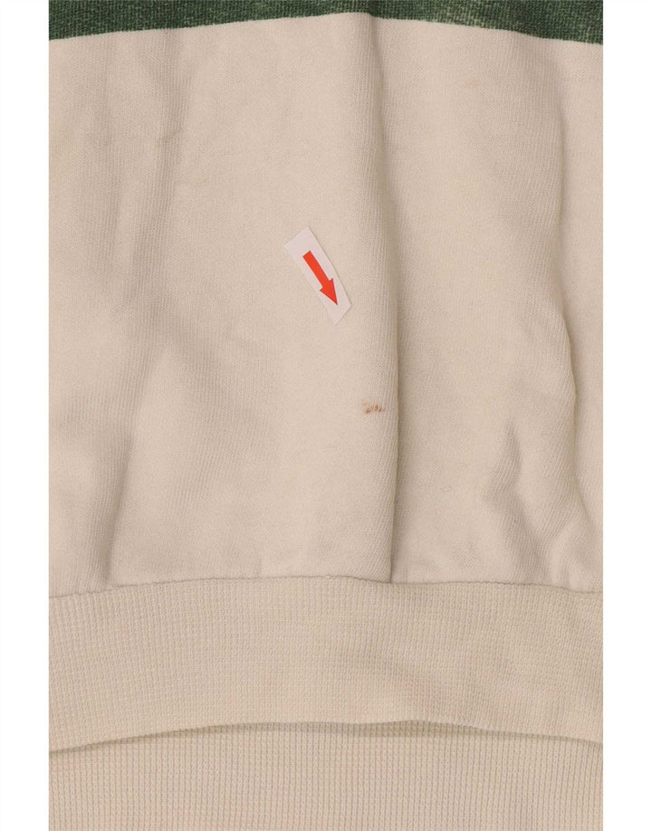 Felpa con grafica oversize da donna Iceberg UK 18 XL a righe bianche