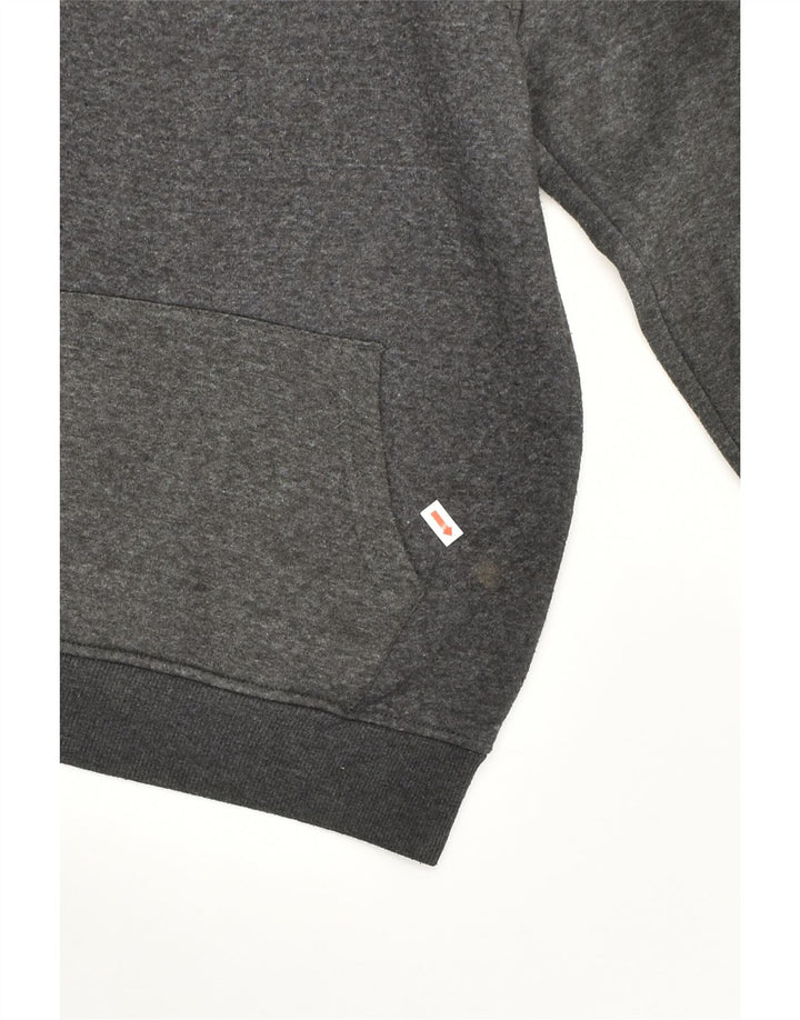 REEBOK Boys Hoodie Jumper 7-8 Years Small Grey Cotton | Vintage Reebok | Thrift | Second-Hand Reebok | Used Clothing | Messina Hembry 