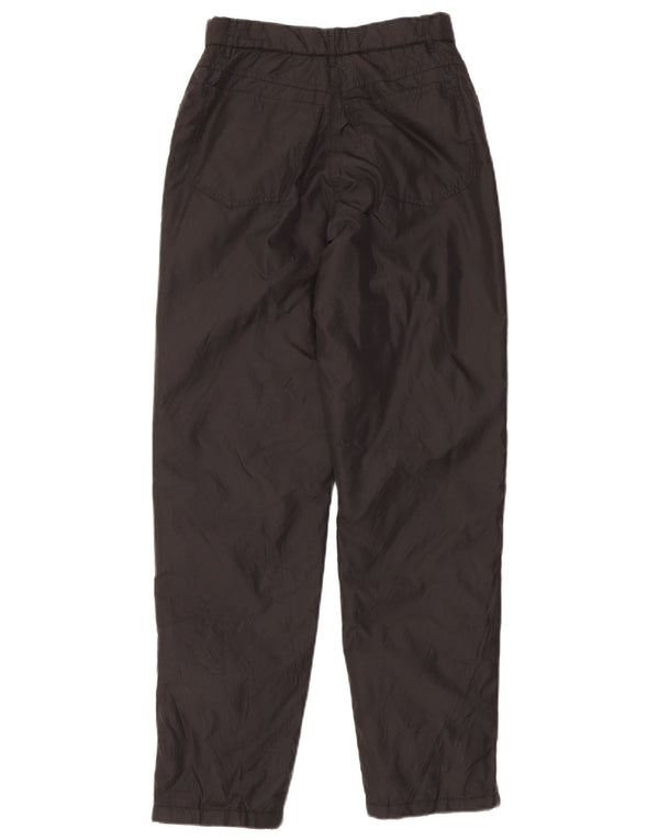 Pantaloni giacca a vento affusolati da donna Ellesse UK 10 piccoli W26 L30 neri