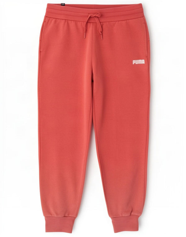 Pantaloni da tuta da donna Puma Joggers UK 14 cotone rosa medio