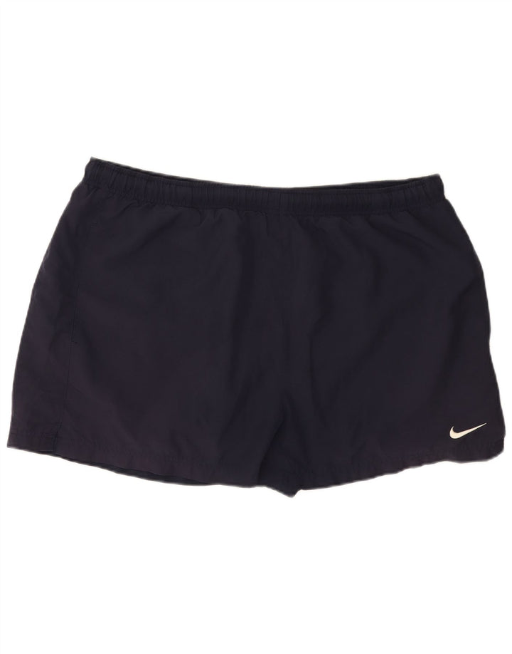 Pantaloncini sportivi Nike da uomo XL blu navy in poliestere