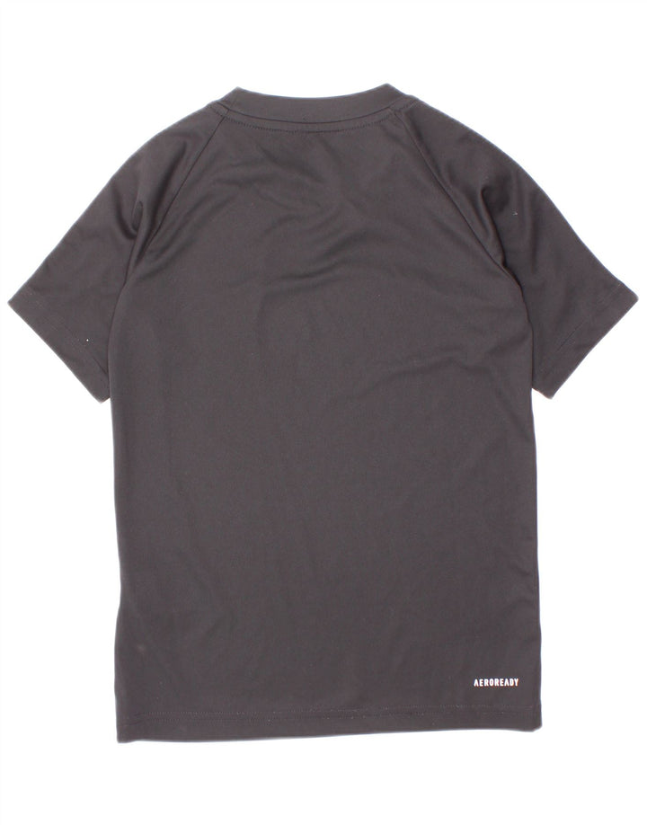 Maglietta Adidas Aeroready da ragazzo, 7-8 anni, in poliestere nero