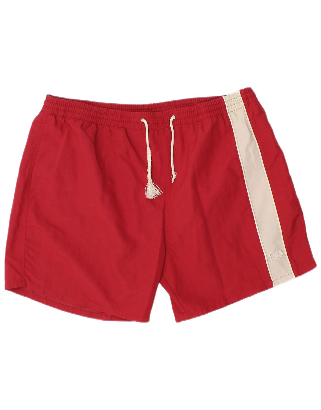 Pantaloncini da bagno da uomo Sergio Tacchini 2XL Rosso Colourblock in poliammide