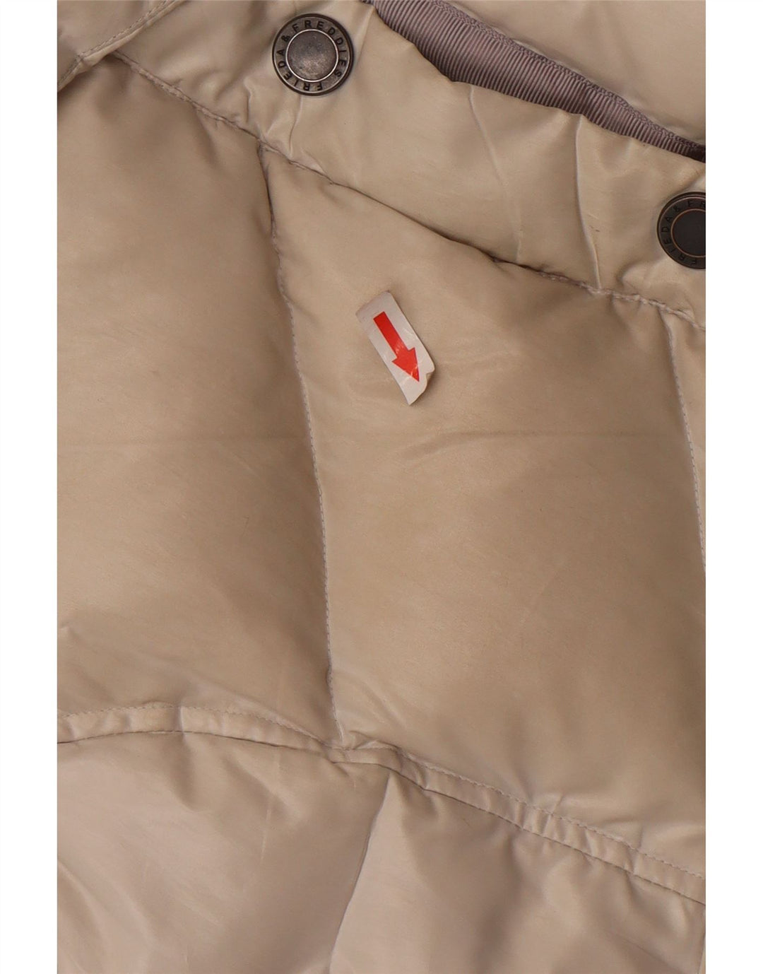 Gilet imbottito da donna FRIEDA & FREDDIES EU 40 Poliestere beige medio